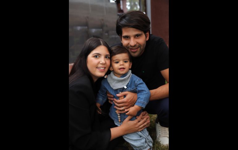 Ana Cecilia Rueda con Tiago y Diego Farías. GENTE BIEN JALISCO / C. Jimeno