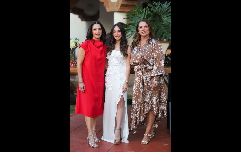 Norma Huerta, Daniela Colunga y Angélica Gómez. GENTE BIEN JALISCO / C. Jimeno