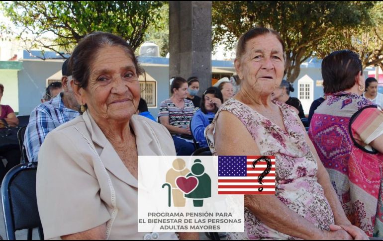 Respondió qué pasará con el caso de los adultos mayores que viven en el país vecino. ESPECIAL / PROGRAMAS DEL BIENESTAR