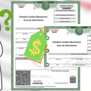 ¿Cuánto costará tramitar el nuevo formato de la acta de nacimiento en 2025?