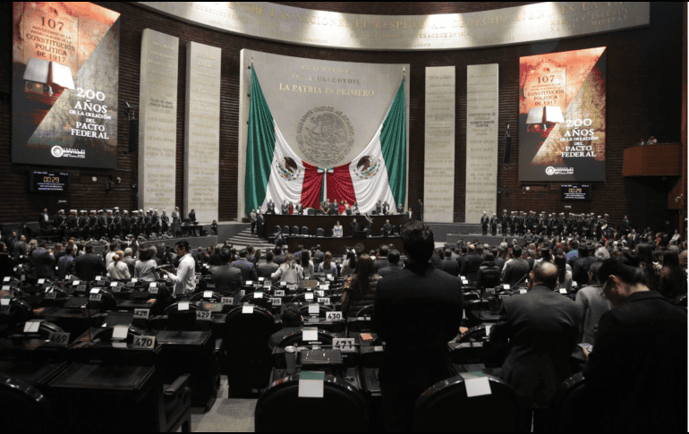 La Cámara de Diputados se divide en 300 nominales y 200 plurinominales. EL UNIVERSAL / ARCHIVO