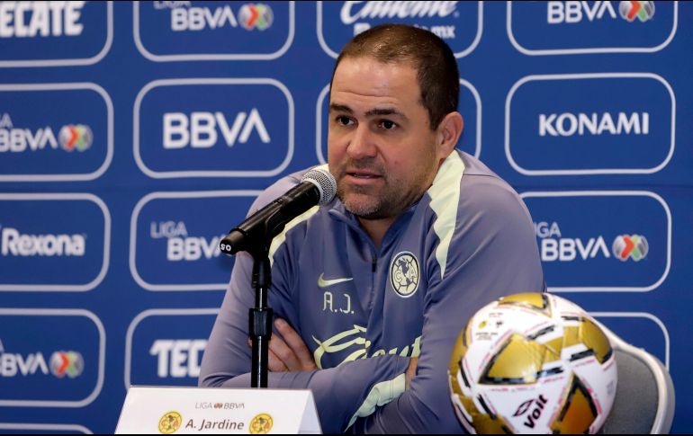 André Jardine. El brasileño busca engrandecer su legado tratando de ganar su tercera final en tres torneos dirigiendo a las Águilas. EFE/H. Ríos