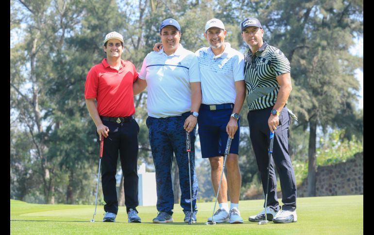 Marco Robles, Fausto Martínez, Alonso Ogarrio y Marco García. GENTE BIEN JALISCO / C. Jimeno