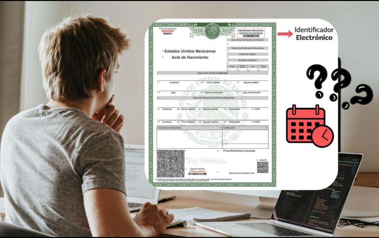 Para obtener una copia del acta de nacimiento actualizada se puede acudir directamente al registro civil correspondiente o solicitarla en línea.GOBIERNO DE MÉXICO/ www.gob.mx/ ESPECIAL/Pexels/Canva