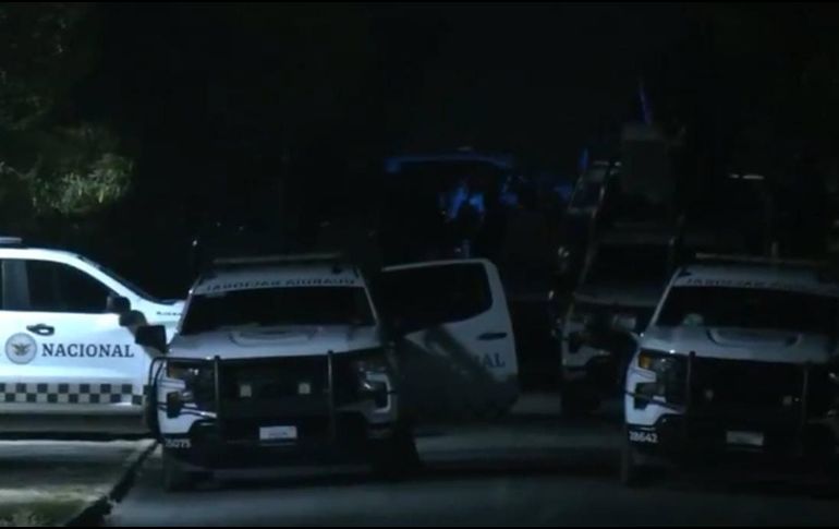 Fue desplegado personal de la Guardia Nacional y de la Secretaría de la Defensa Nacional para tratar de localizar a los agresores. ESPECIAL