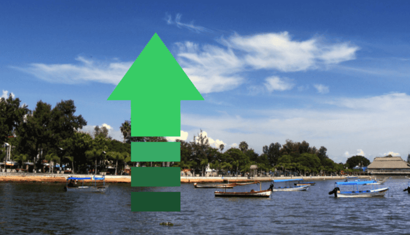 Este es el nivel del lago de Chapala hoy viernes 13 de diciembre de 2024. ESPECIAL&nbsp;