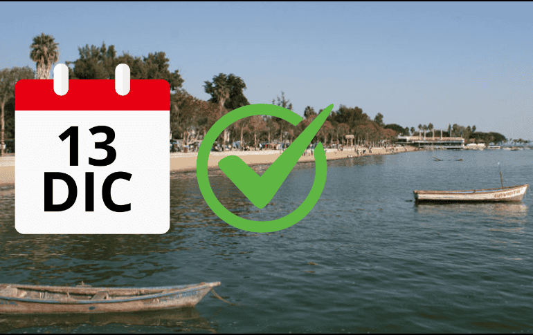 El lago de Chapala continúa registrando un incremento importante en su nivel de agua; estos son los números reportados hoy viernes 13 de diciembre de 2024 por el CEA. ESPECIAL/ CANVA