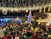 Las luces engalanan las noches de diciembre en Tapalpa. ESPECIAL