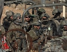 Movimiento militar en los altos de golán. Ante la ausencia de Hezbolá, el Ejército israelí fortifica su frontera norte. EFE/A. Safadi