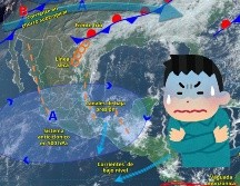 La Comisión Nacional del Agua (CONAGUA) ha anunciado que este lunes llega el frente frío número 15. X/ @conagua_clima.