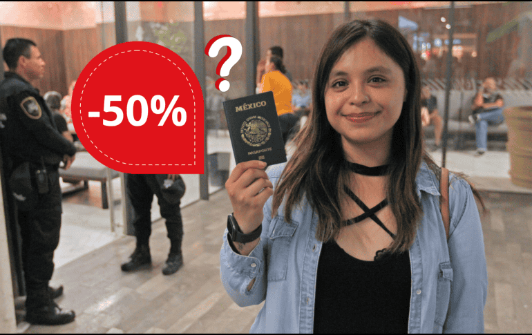 Ciudadana, Fernanda Blanco, en las instalaciones de la Secretaría de Relaciones Exteriores para obtener su pasaporte. INF/J. A. Camacho Macías