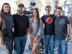 Nora Huescas, Adrián García Bogliano, Gigi Saul Guerrero, Eugenio Rubio y Javi Colinas forman parte del talento que hace posible la filmación de este largometraje. EL INFORMADOR/ H. Figueroa