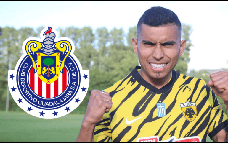 Orbelín Pineda tendría la decisión final para volver a Chivas. X / @AEK_FC_OFFICIAL