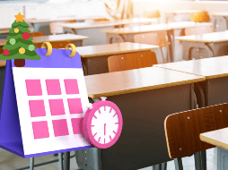 El período vacacional constará de tres semanas completas, reanudando actividades después del Día de Reyes. CANVA