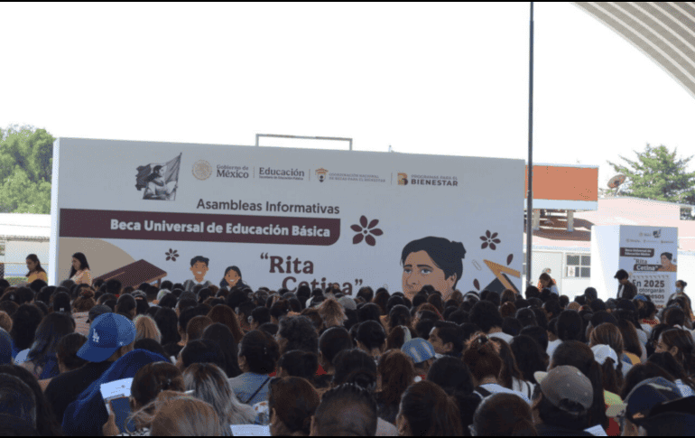 En Jalisco van 280 mil estudiantes registrados para recibir la Beca Rita Cetina. GOBIERNO DE MÉXICO