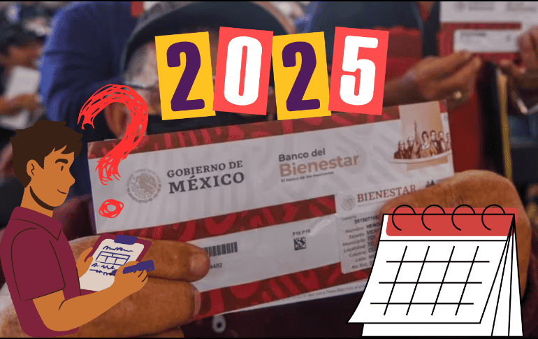 La Pensión del Bienestar en 2025 se abrirá a lo largo del año cada dos meses, por lo que, a menos de que esto cambie, de manera tentativa los meses de registro serán los que te traemos hoy. GOBIERNO DE MÉXICO/ www.gob.mx/ ESPECIAL/ CANVA