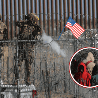 Agentes de EU disparan pimienta contra los migrantes en la frontera