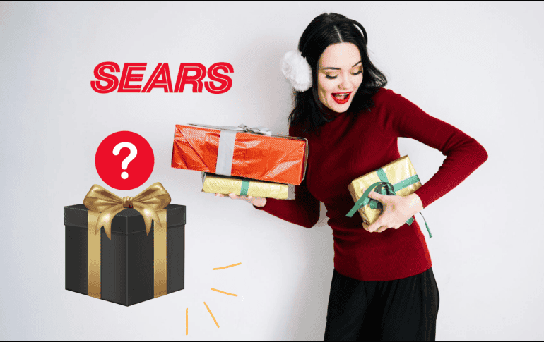 Con tus compras navideñas podrás ser participante del gran sorteo de la tienda Sears. ESPECIAL/CANVA