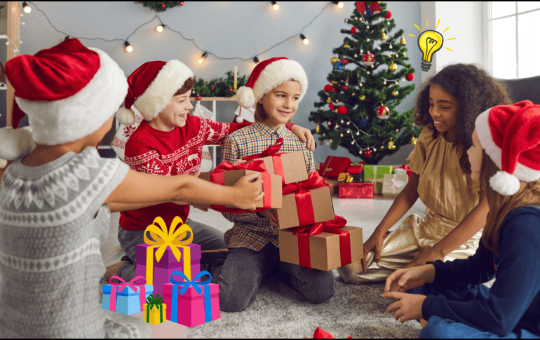 Los niños y niñas reciben regalos de Navidad de todo tipo, algunos son perfectos dependiendo su rango de edad. ESPECIAL/CANVA