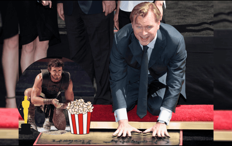 Tras haberse tropezado, Norma Talmadge fu la primer actriz en marcar sus manos en el Hollywood Boulevard. REUTERS / INSTAGRAM / gladiatormovie