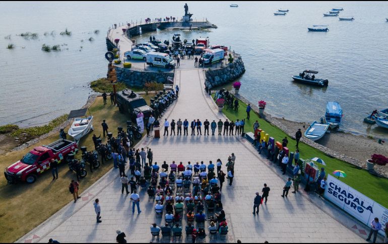 En el arranque del operativo participó también el secretario de Seguridad del Estado, Juan Pablo Hernández, así como el coordinador General Estratégico de Seguridad, Roberto Alarcón Estrada. CORTESÍA/FACEBOOK/Alejandro Aguirre Curiel.