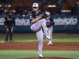 Manny Bañuelos ganó el juego tras lanzar siete entradas en las que ponchó a cuatro rivales y permitió apenas dos hits y una carrera. CORTESÍA/Charros de Jalisco