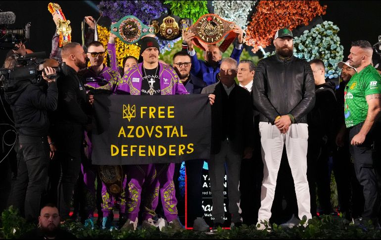 Tanto Usyk como Fury llegan a la pelea con el peso más alto de sus carreras. AP/F. Augstein