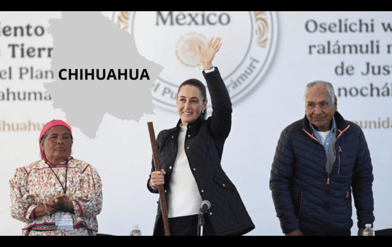 Los pueblos rarámuri de Chihuahua consideraron que con este paso se comienzan a materializan algunas de sus demandas de justicia territorial. EFE/ PRESIDENCIA DE MÉXICO/ ESPECIAL