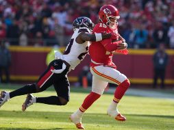 Mahomes lanzó un pase de anotación en el triunfo de ayer. AP/E. Zurga