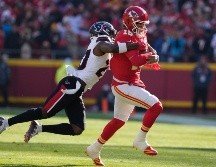 Mahomes lanzó un pase de anotación en el triunfo de ayer. AP/E. Zurga
