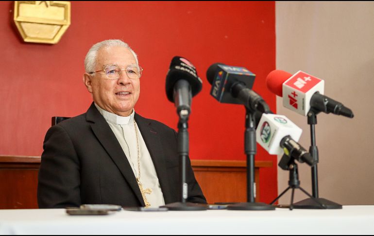 El día 24 de diciembre habrá ordenaciones sacerdotales, mientras que el día 25 no habrá misa, anunción el Cardenal. EL INFORMADOR / H. FIGUEROA