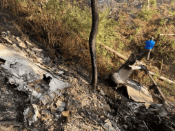 Efectivos de la Sedena también participan resguardando el sitio del incidente. X / @PCJalisco