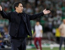 Efraín Juárez se convirtió en el tercer entrenador en toda la historia del balompié cafetalero en conseguir un doblete. EFE/ STR.