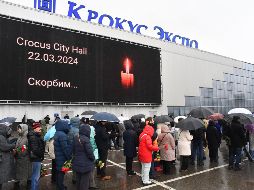 La balacera se produjo durante la presentación del grupo de rock Piknik en la sala de conciertos del centro comercial Crocus City Hall de la ciudad de Krasnogorsk. AFP / ARCHIVO