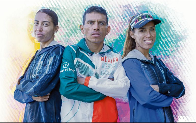 Fanny, Israel e Isabel han incrementado sus bonos como fondistas con el paso de los años. EL INFORMADOR/ H. Figueroa