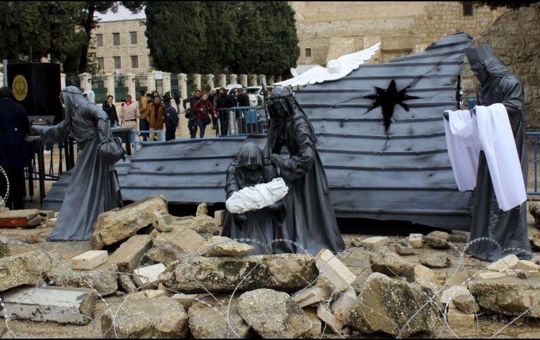 Las calles de Belén, que en otras épocas estarían repletas de peregrinos y comerciantes, hoy se encuentran prácticamente vacías. EFE / ARCHIVO
