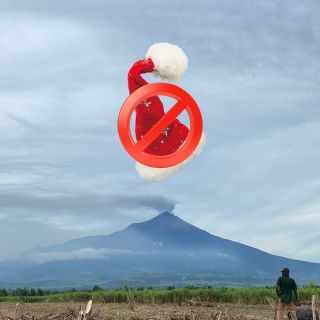 Una ciudad de Asia prohíbe las fiestas por Navidad por culpa de un volcán