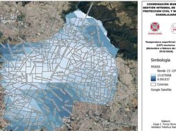 El mapa de Olas de Frío estará a disposición en las redes sociales de la Coordinación Municipal de Gestión del Riesgo, Protección Civil y Bomberos de Guadalajara. ESPECIAL