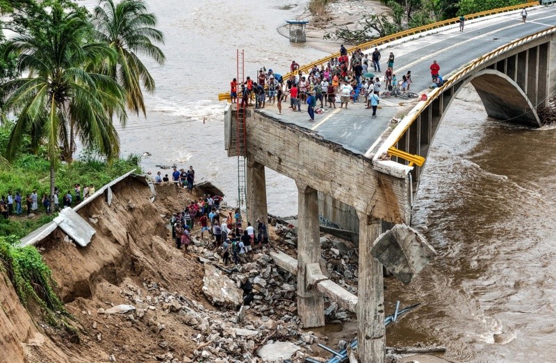 En septiembre, el huracán John alcanzó la categoría 3 en la escala de Saffir-Simpson antes de tocar tierra en las costas de Guerrero, México. ARCHIVO/EFE&nbsp;