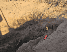 Las osamentas y los indicios se trasladaron a Ciudad Juárez para su análisis e investigación. ESPECIAL/X/@Fiscalia_Chih.