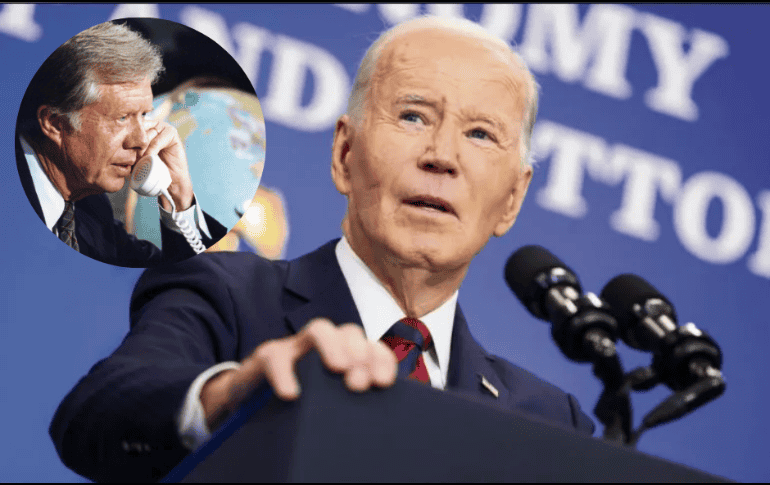 Biden no dudó en proclamar que Carter, del que destacó su optimismo y su valentía, 