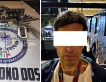 Tras realizar la revisión de seguridad, le aseguraron una mochila que en su interior cargaba una escopeta de fabricación casera aparentemente calibre 12 y seis cartuchos útiles. ESPECIAL / POLICÍA DE GUADALAJARA