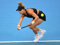Renata tuvo un marcador adverso  6-4 y 6-0.  6-4. EFE/J. Searle