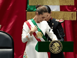 Sheinbaum, exjefa de Gobierno de la Ciudad de México (2018-2023), se convirtió así en la mexicana que más techos de cristal ha roto. EFE / ARCHIVO