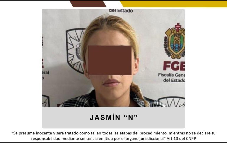 La Fiscalía del Estado aún no ha informado los delitos que se le imputarán a Jasmín 