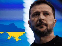 El presidente de Ucrania aseguró que hará todo lo que se encuentre en sus manos para lograr que su país finalmente regrese a la paz en 2025. EFE/ Olivier Matthys/ ESPECIAL/ CANVA