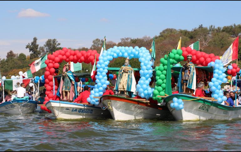 La festividad de los Santos Reyes se extiende por nueve días en Cajititlán, Tlajomulco de Zúñiga. ESPECIAL / Ayuntamiento de Tlajomulco