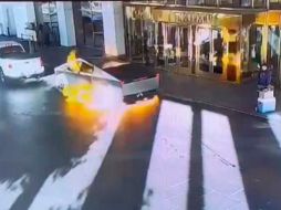 Tanto la Cybertruck como la camioneta utilizada en el ataque de Nueva Orleans fueron rentadas con la misma aplicación. EFE/@LasVegasLocally