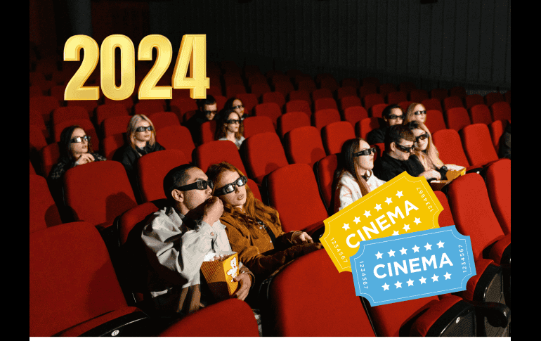 En 2024 la industria cinematográfica tuvo una recaudación total de más de 30 mil millones de dólares. CANVA