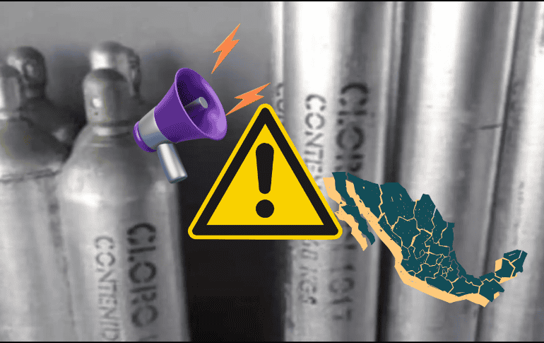 Además de Querétaro, los estados en los que se activó la alerta por el robo del cilindro de gas cloro son Estado de México, Guanajuato, Hidalgo, Michoacán y San Luis Potosí. ESPECIAL/ CANVA